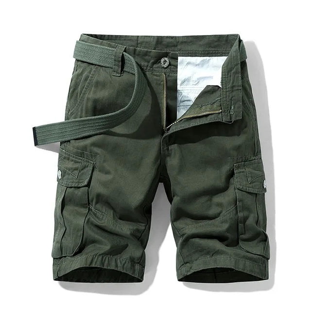 Short Cargo en Coton Confortable pour Hommes