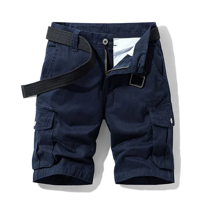 Short Cargo en Coton Confortable pour Hommes