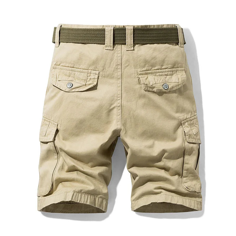 Short Cargo en Coton Confortable pour Hommes