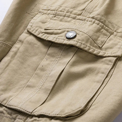 Short Cargo en Coton Confortable pour Hommes