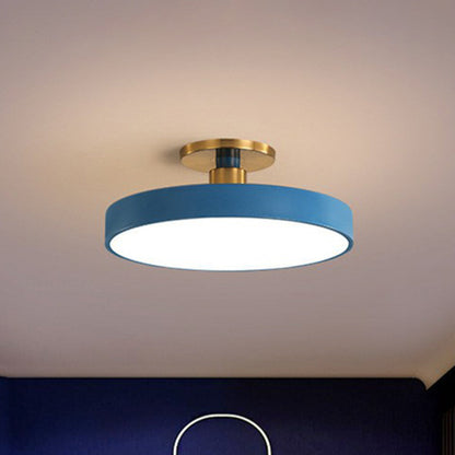 Plafonnier LED Rond Acrylique Style Nordique Pour Chambre