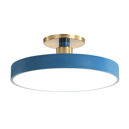 Plafonnier LED Rond Acrylique Style Nordique Pour Chambre