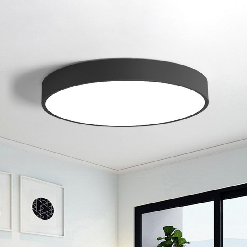 Luminaire de Plafond LED Rond Métallique Nordique