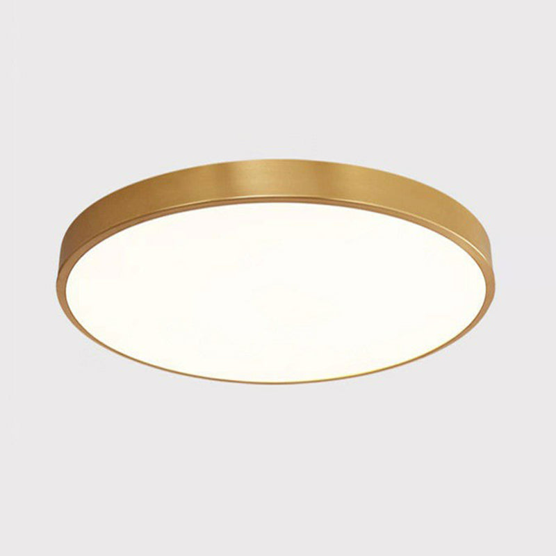 Luminaire de Plafond LED Rond Métallique Nordique