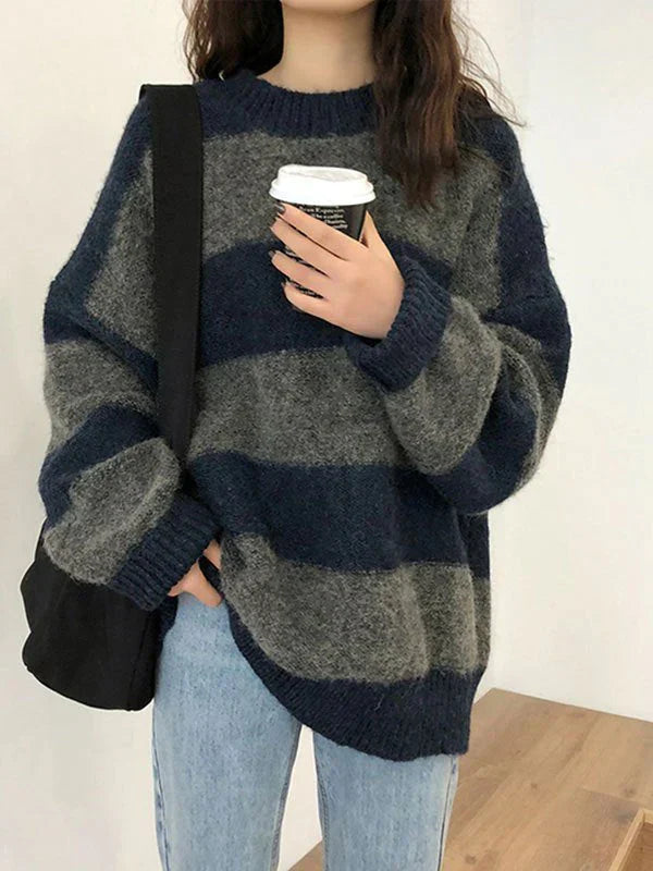 Pull en maille oversize élégant et confortable pour femmes