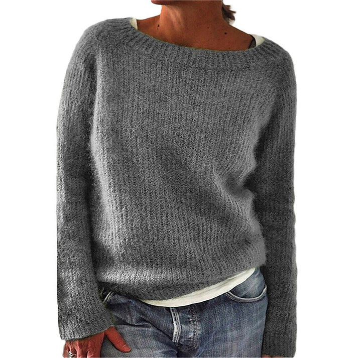 Pull Classique en Laine Premium Douce pour Femmes