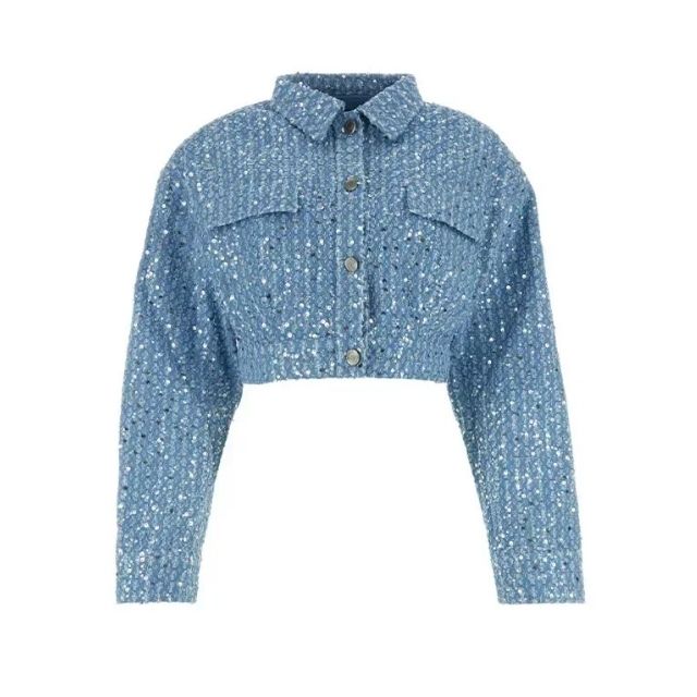 Ensemble Veste en Jean Pailletée pour Femmes