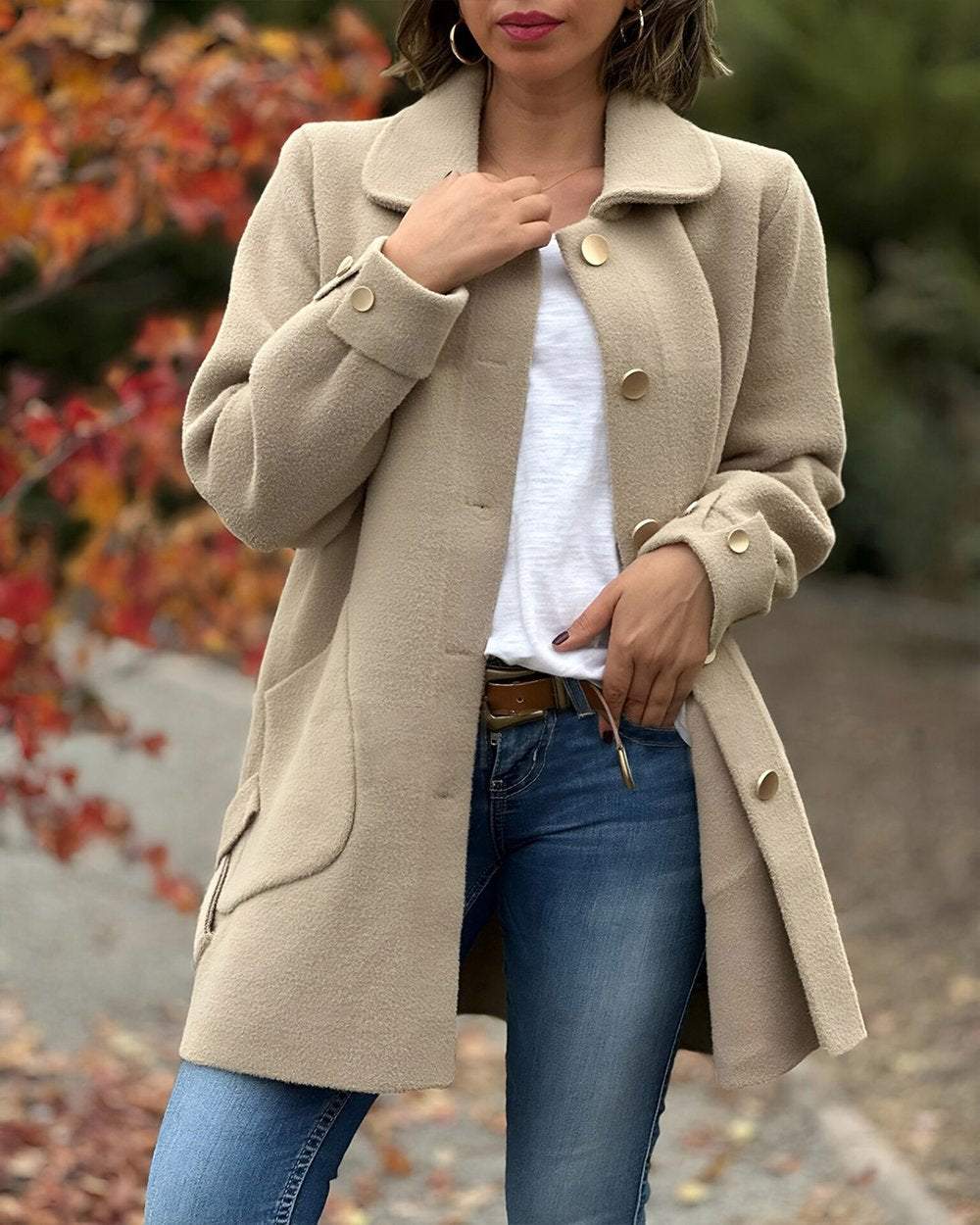 Veste Élégante Chic à Nœud Latéral pour un Style Sans Effort