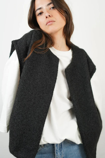 Veste Utility sans Manches avec Multiples Poches