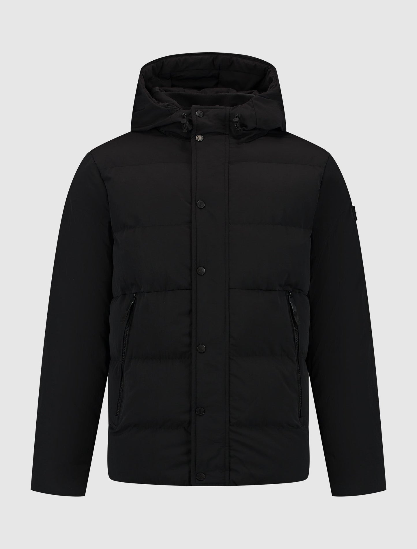 Veste à capuche noire pour hommes Modern Durable