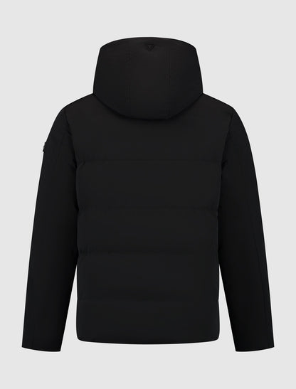 Veste à capuche noire pour hommes Modern Durable