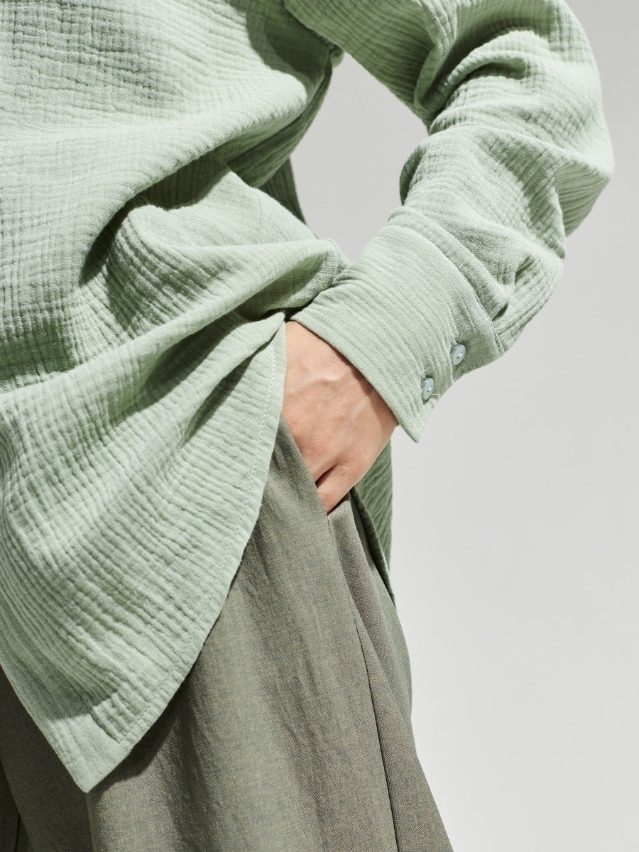 Luzia® | Bawełniana koszula z długim rękawem