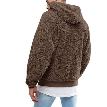 Hoodie Teddy Fluffy Luxe Confort Pour Homme