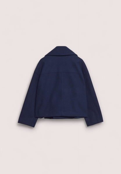 Manteau court classique intemporel pour femmes