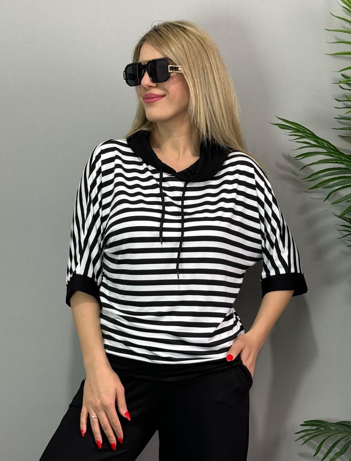 Ensemble Deux Pièces Rayé Chic pour un Style Sans Effort