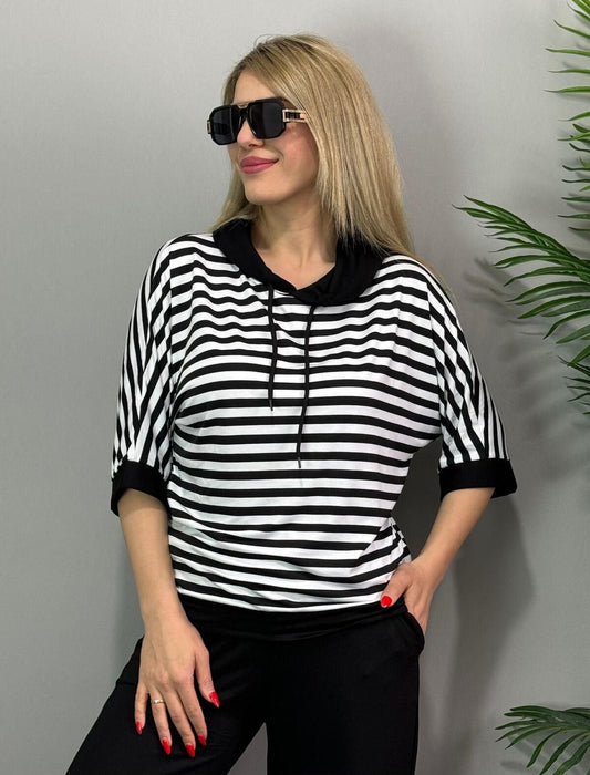 Ensemble Deux Pièces Rayé Chic pour un Style Sans Effort