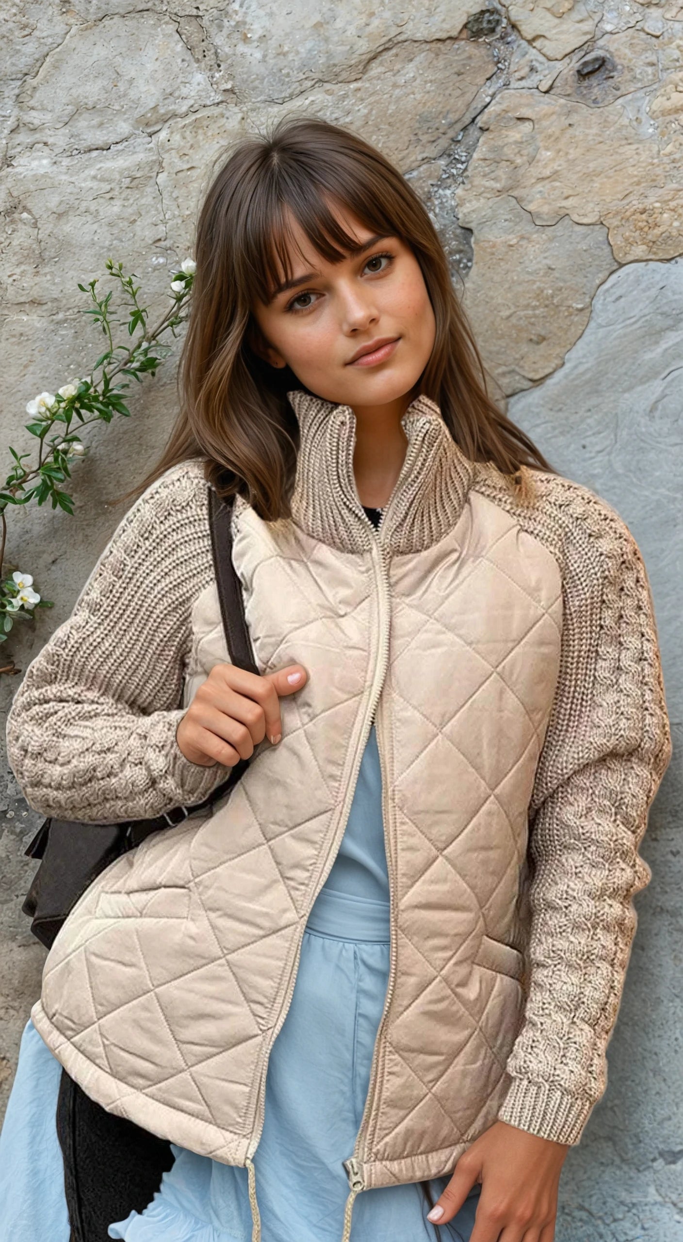 Cardigan en maille confortable d'automne
