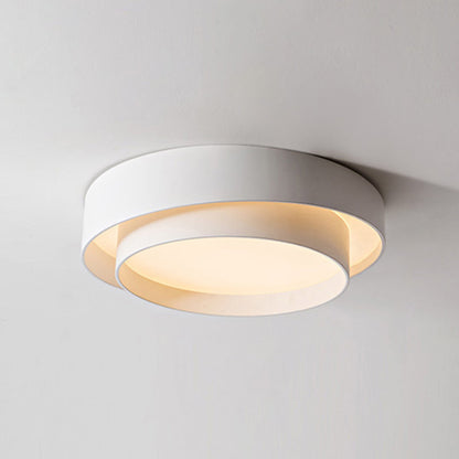 Lampe de Plafond Circulaire Blanc Style Nordique