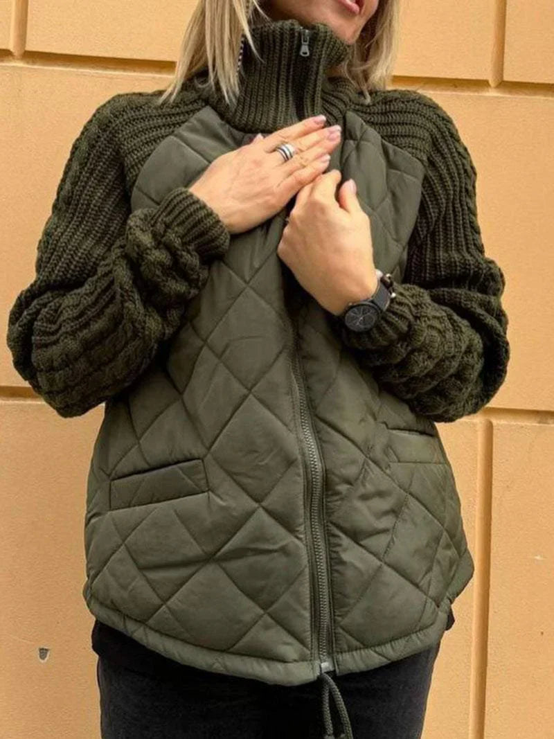 Cardigan en maille confortable d'automne