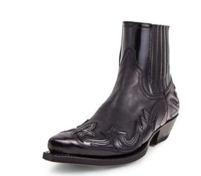 Bottes de Cowboy en Cuir Western Premium Unisexe