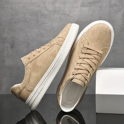 Baskets en cuir à lacets stylées pour homme