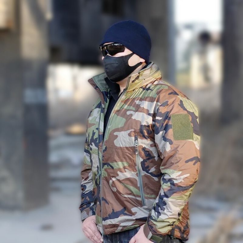 Veste d'hiver camo chaude stylée hommes