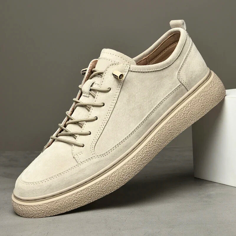 Baskets En Daim À Lacets Tendance Pour Homme