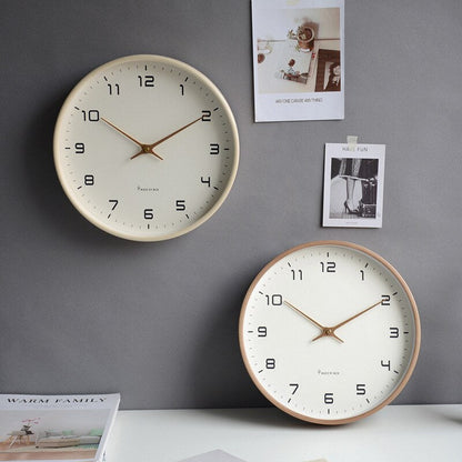 Horloge Murale en Bois Harmonie Naturelle