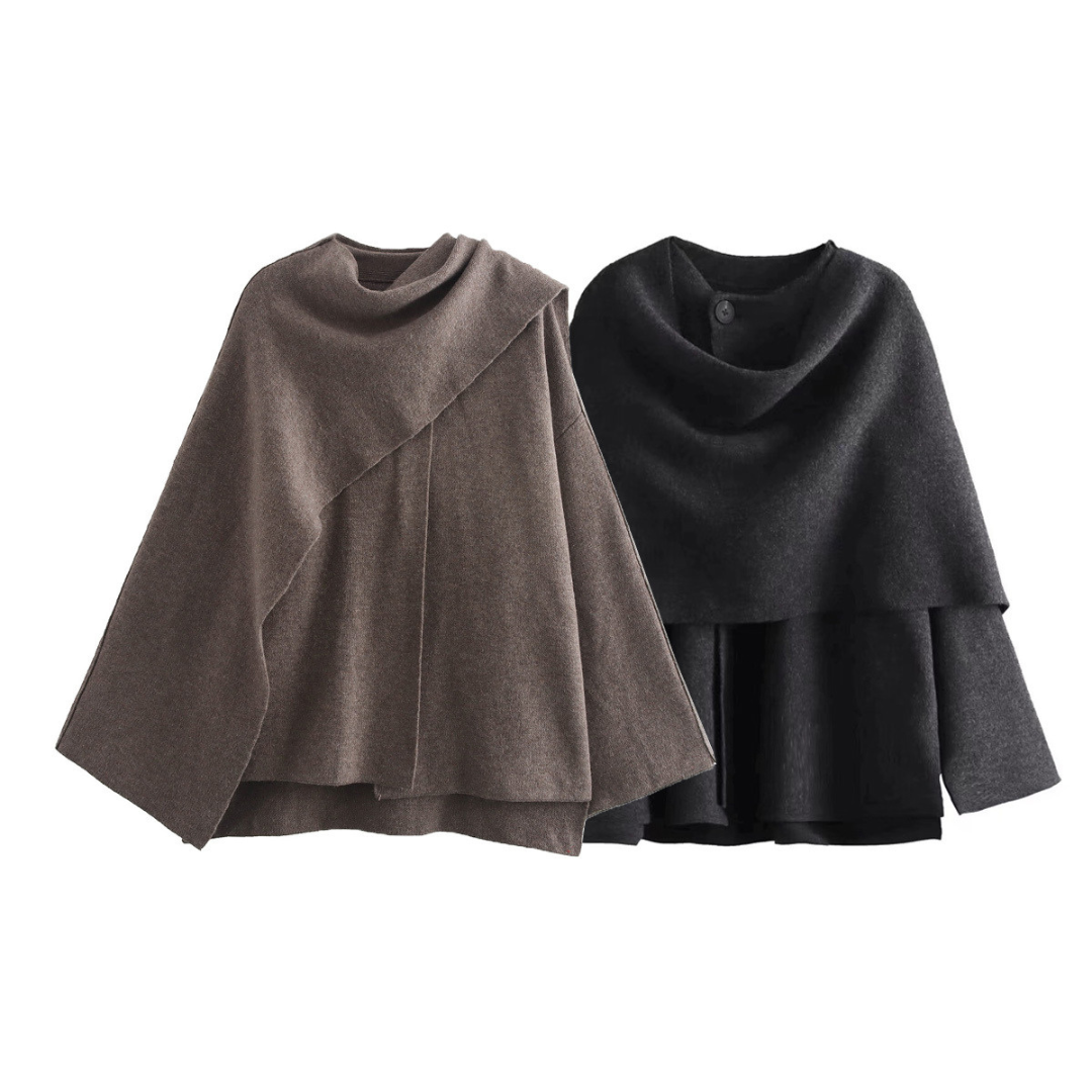 Cape Manteau Doux et Stylé pour Femmes