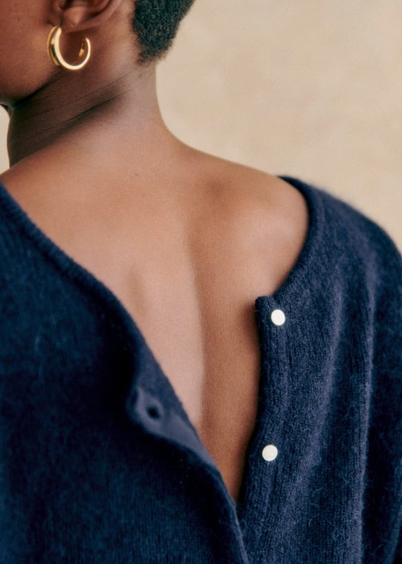 Cardigan en maille héritage confortable