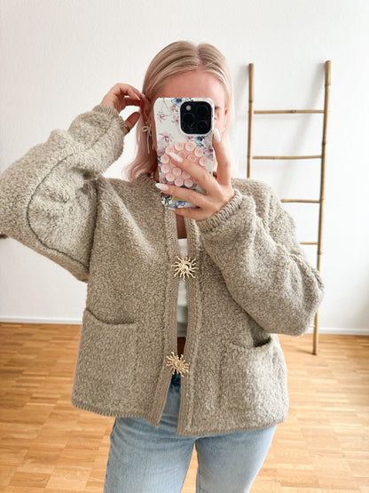 Veste en Peluche Douillette Teddy pour un Look Décontracté Chic