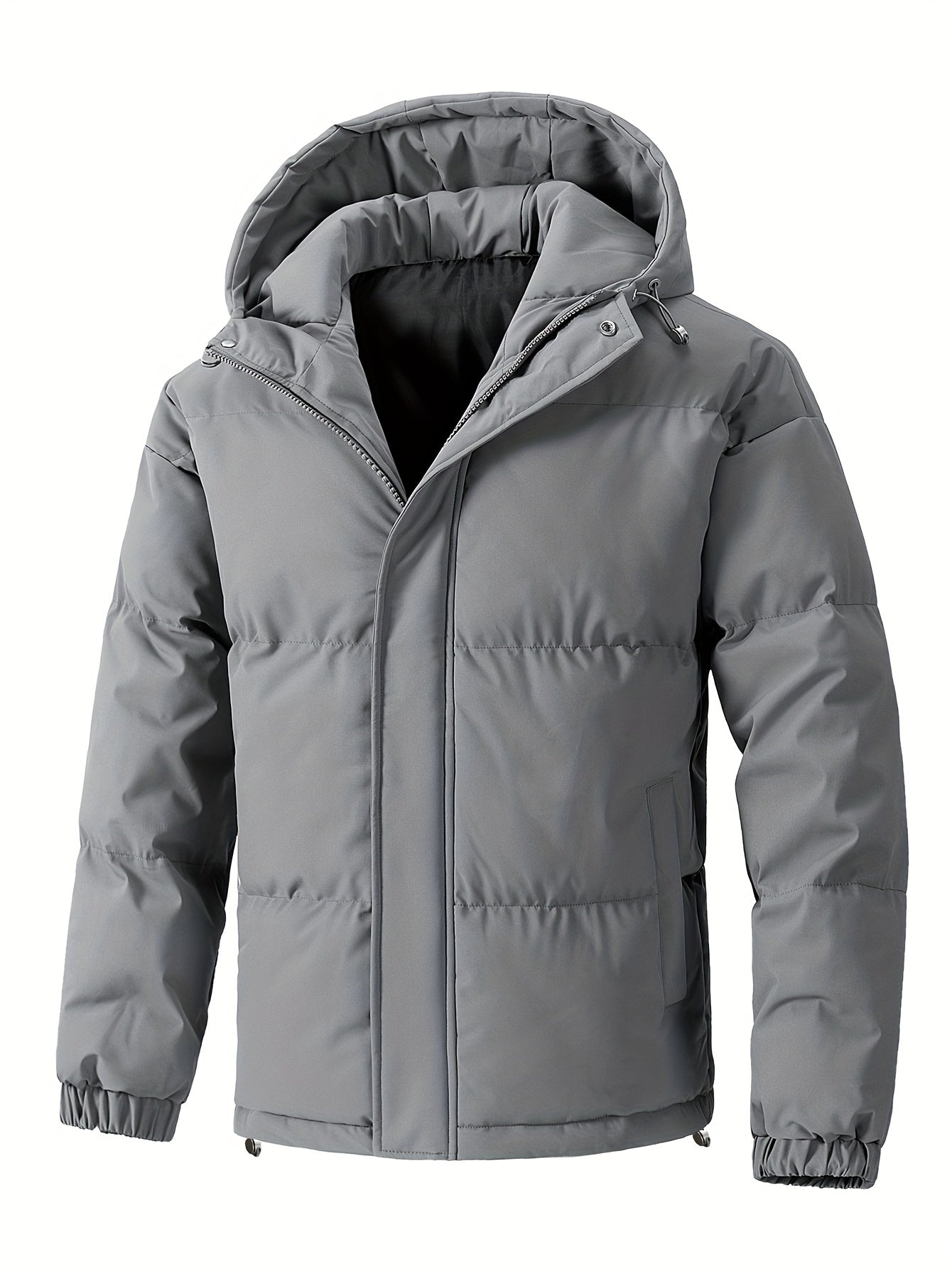 Veste d’Hiver Homme Isolante Légère Durable Matelassée