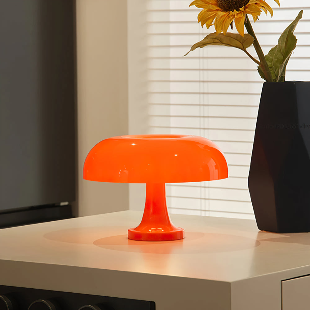 Lampe de table fantaisie à champignon lumineux