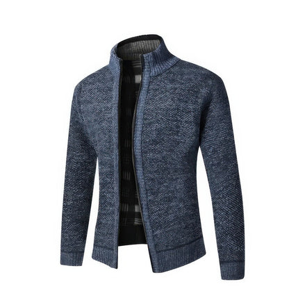 Gilet en laine épais et fausse fourrure premium hommes