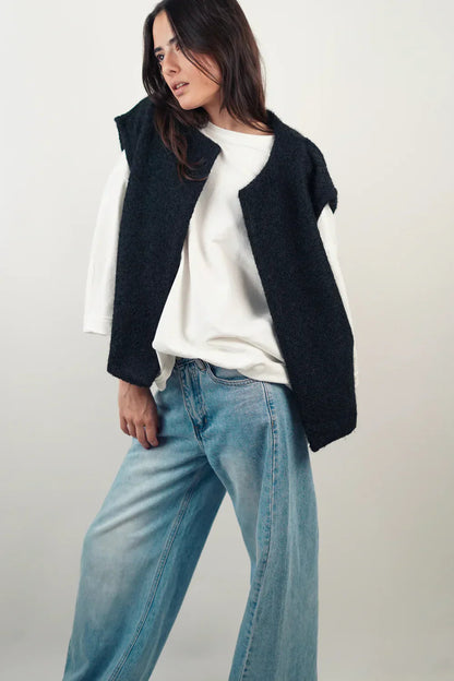 Veste Utility sans Manches avec Multiples Poches