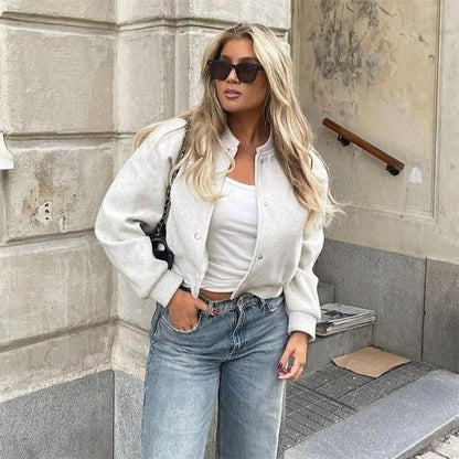 Veste aviateur de rue d'automne pour femmes