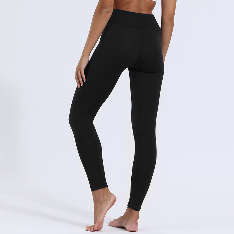 Leggings en laine polaire de qualité supérieure femmes