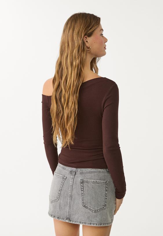 Mini-jupe-short en denim décontracté pour un look quotidien sans effort