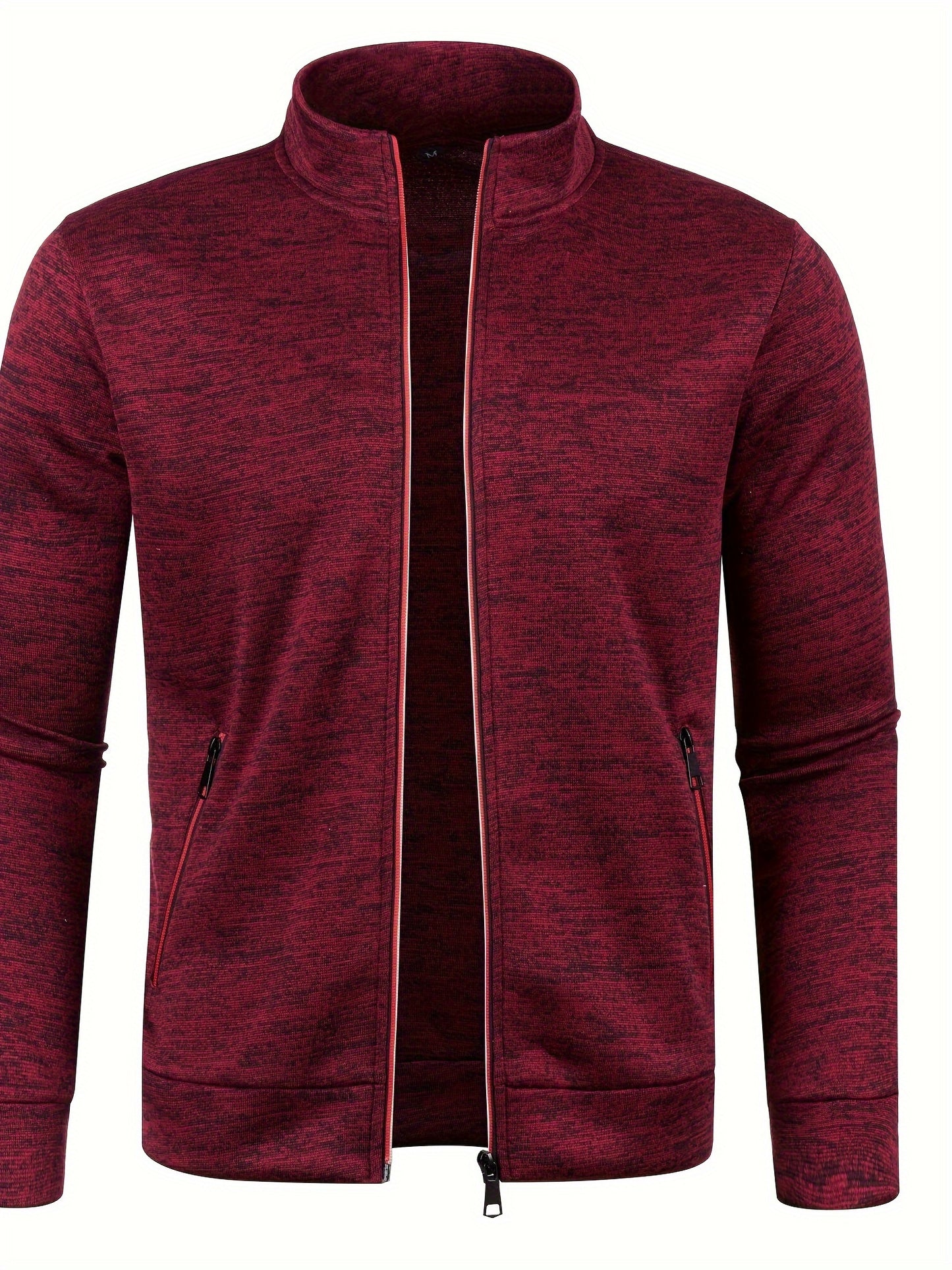 Cardigan stylé en tricot à fermeture intégrale hommes