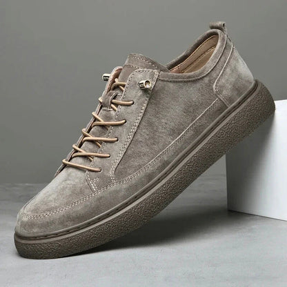 Baskets En Daim À Lacets Tendance Pour Homme