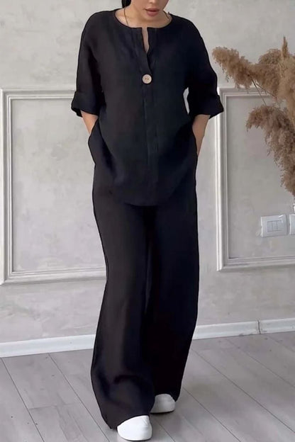 Chemise en tissu léger et respirant Natural Comfort