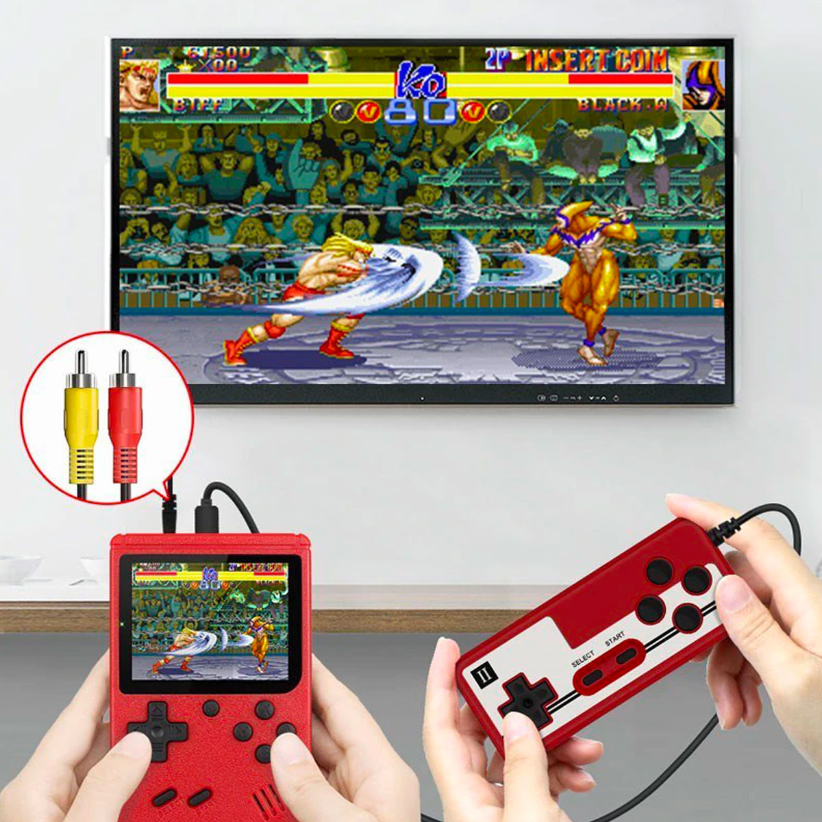 Console Portable Rétro Enfants avec 400 Jeux