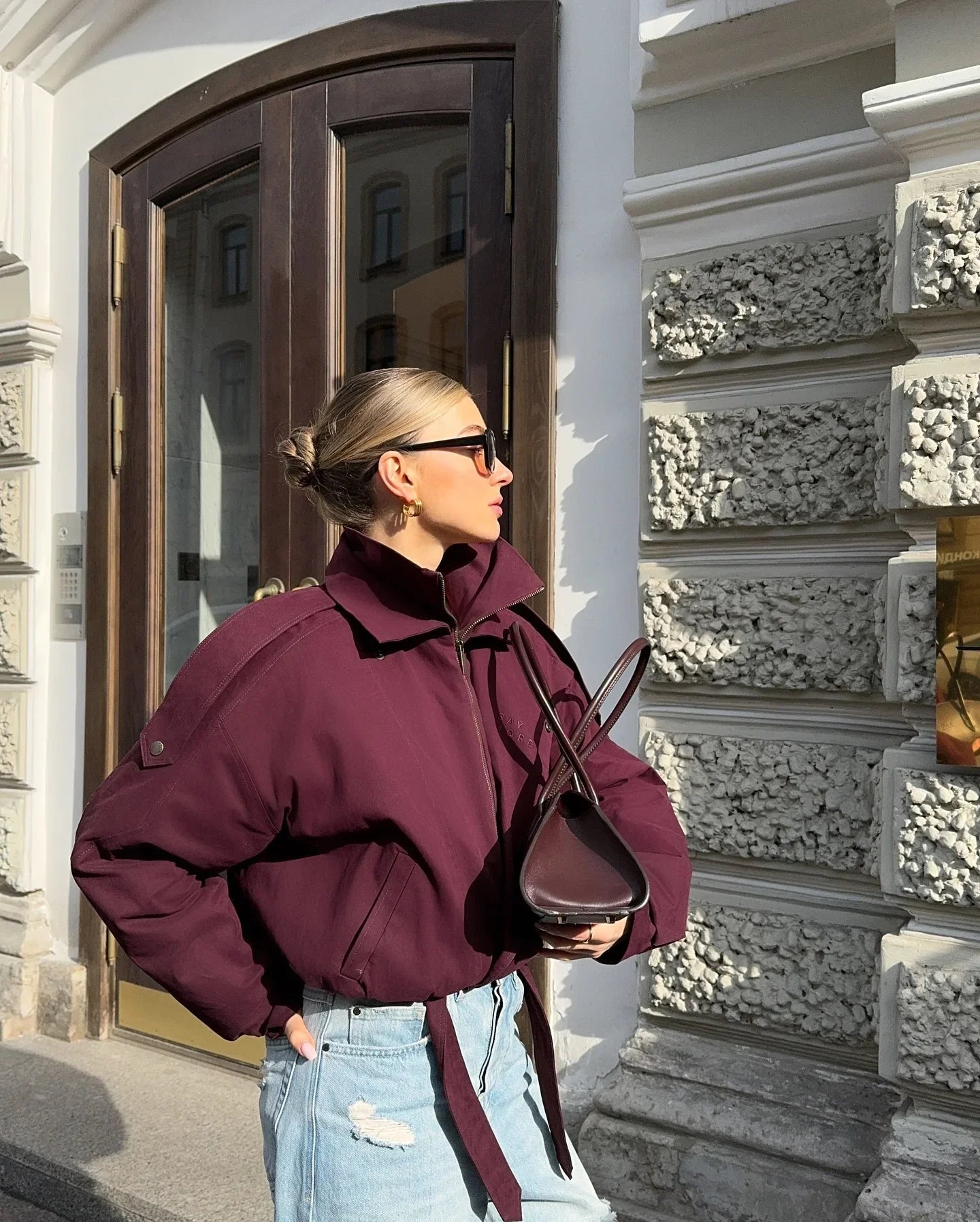 Veste aviateur matelassée légère