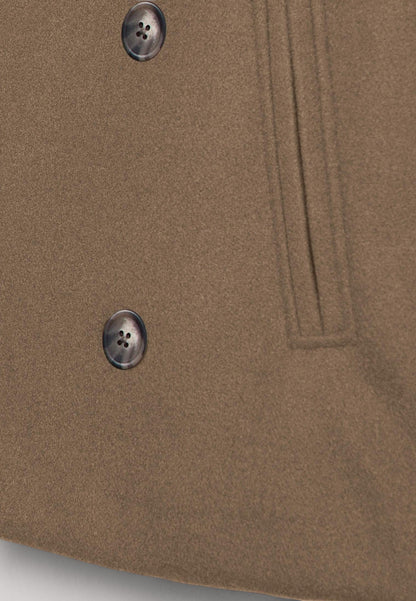 Manteau court classique intemporel pour femmes