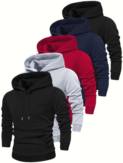 5pcs Sweatshirts à Manches Longues à Capuche Stylés