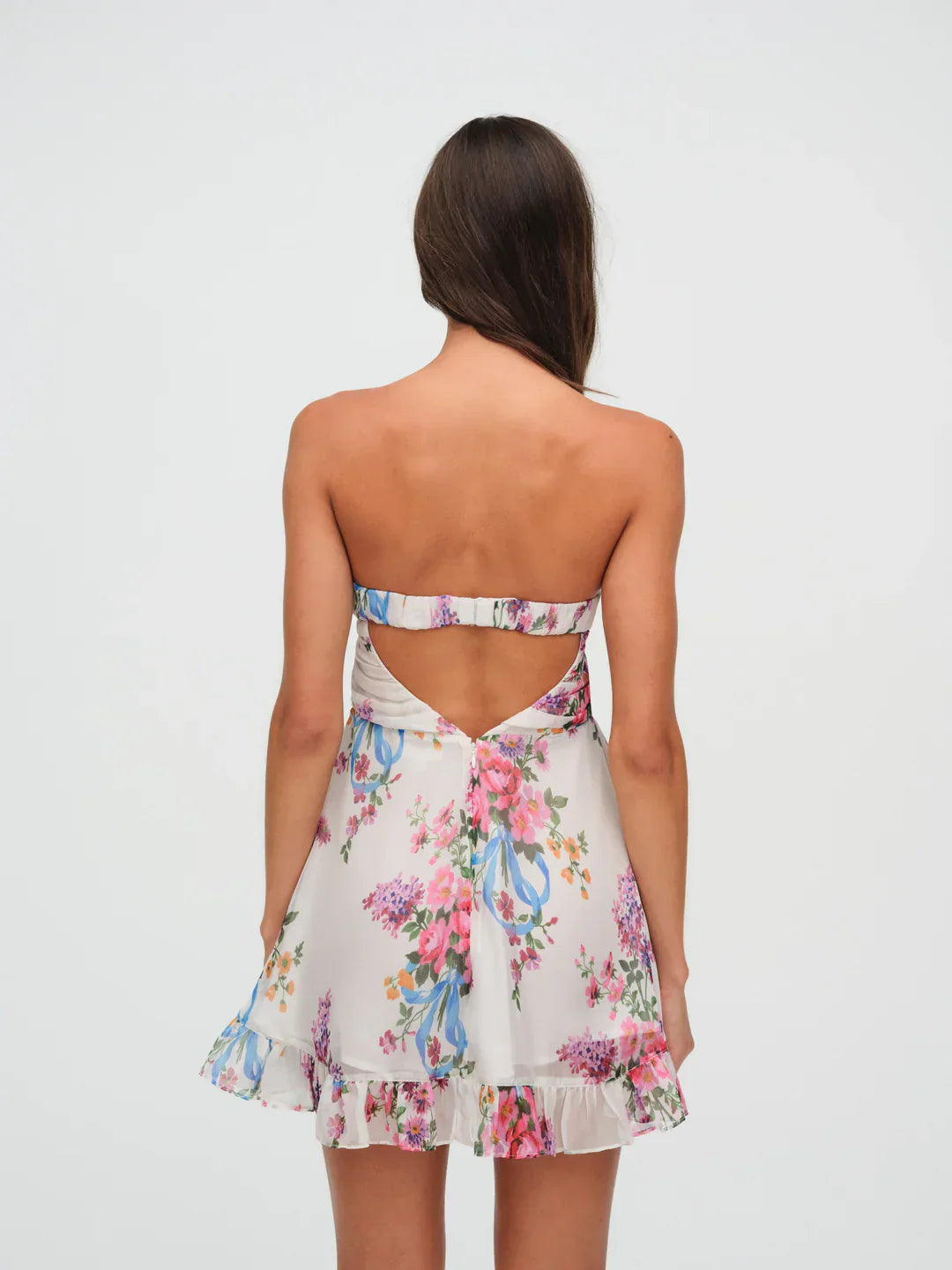 Robe maxi bohème fleurie fluide pour ambiance estivale
