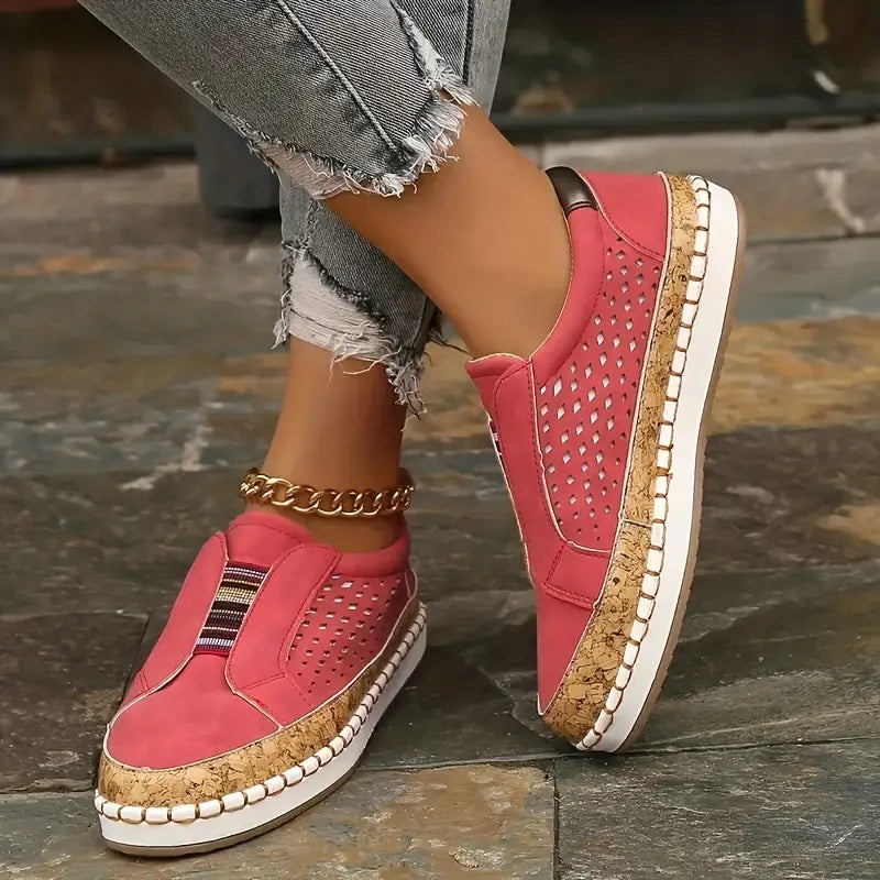 Mocassins à Semelle Souple Légers Femmes