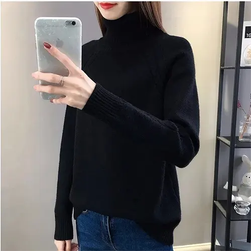 Pull à Col Roulé Chic et Douillet pour Femmes