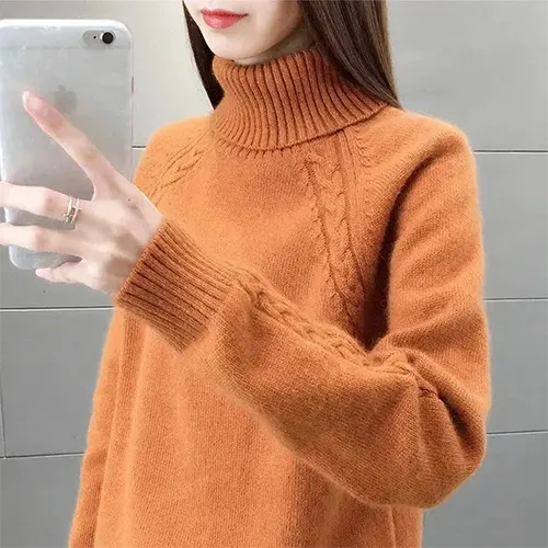 Pull à Col Roulé Chic et Douillet pour Femmes