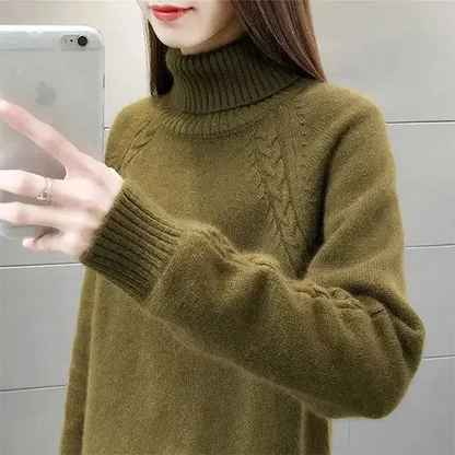 Pull à Col Roulé Chic et Douillet pour Femmes